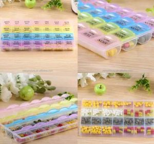 Pill Organizer - 28 Compartment Weekly Case