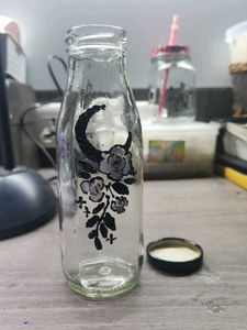 Handmade Decorated Glass Bottle