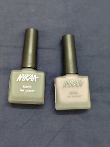 NYKAA Matte Nail Lacquer Duo