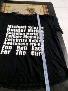 Black half Sleeves T-shirt