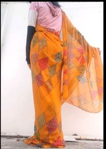 Orange Saree