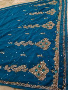 Zardozi Work Saree
