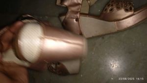 Elegant Rose Gold Sandals 38, 39, 40 Can Wear It