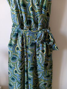 NY Collection Elegant Printed Jumpsuit