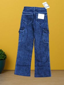 E@31 Dark Blue Cargo Jeans Waist size 26