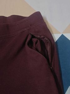 Burgundy Yoga Pants