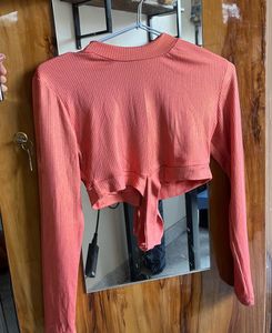 Women Casual Stylish Top Orange