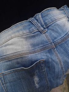 Women Distressed Skin-fit Denim