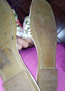 Floral Embroidered Flats