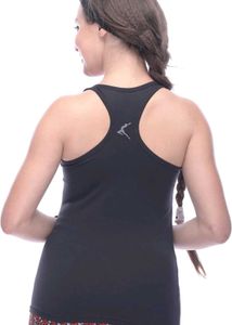 Black Racerback Tank Top