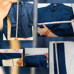 🇳🇿💫💗Boys&#39; Navy Blue Kurta Set