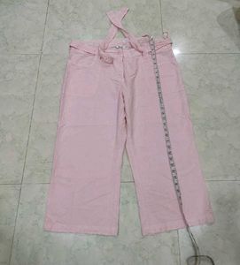 Pink Wide Leg Pants