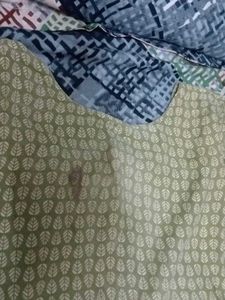 Green Printed Salwar Kameez