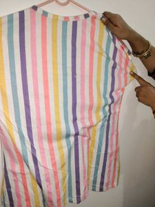 Diva Striped Tee - 3XL