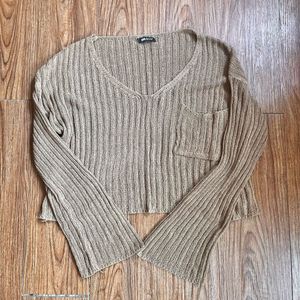Cropped Knit Top
