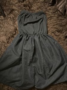 Cute Black Tube Romper Dress