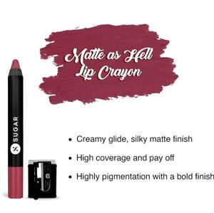 SUGAR Matte As Hell Crayon Lipsticks - 2 Shades