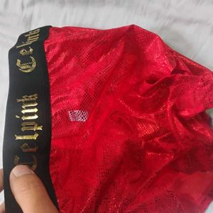 Celpink Shiny Red Trunks