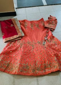 Fancy Choli With Stitch Blouse And Dupatta