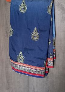 Blue Saree