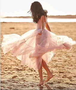 Blue Tulle Corset One-Shoulder maxi dress / gown