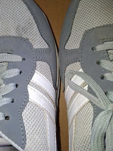 El Paso Gray &amp; White Sneakers