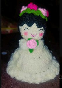 Handcrafted Crochet Doll convert bouquet