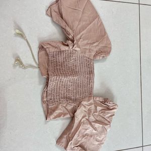 Cute Beige blouse top