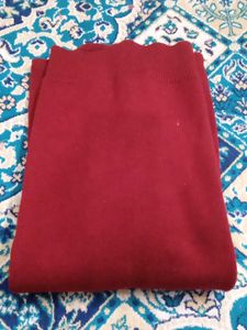 Maroon V-Neck Sweater