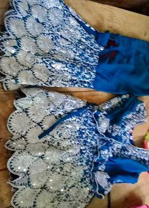 Blue Embroidered Kurta Set