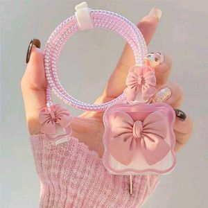 Cute Pink Bow Phone Charm