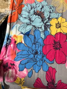 king size Floral Print Bedsheet with pillow cover