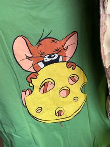 Over Size Vintage Jerry Mouse Graphic Tee