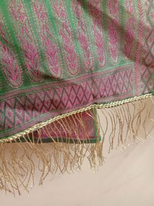 Double Color Silk Duppta