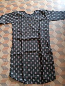 Black Printed Kurti