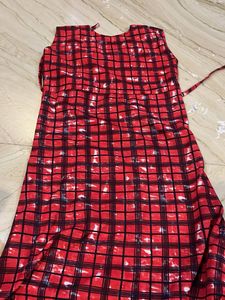 Red Plaid Dress