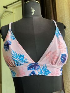 BT61Floral Bikini Top