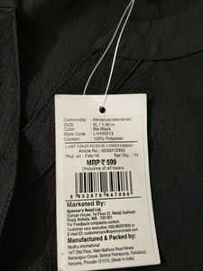 Work Wear Black Tunic From 2Bme