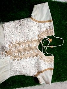 White  Colour Dress Gown 🤩❤️