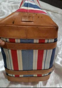 Coach Hampton Stripe Tote