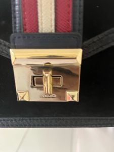 ALDO Black &amp; Gold Chain Crossbody Bag
