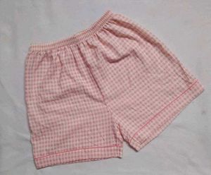 SAVANA pink Checkered Shorts
