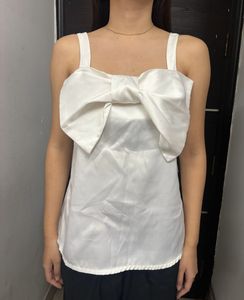 White Bow Top