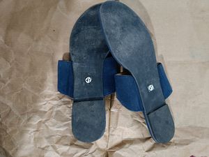 Blue One Toe Flats