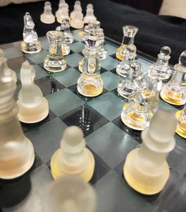 Star Glass Chess Set♟️🐴