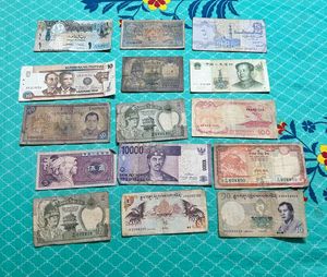 50 Foreign Notes Rare