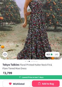 Maxi floral dress