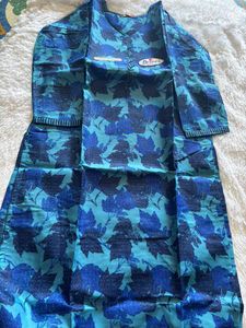 Readymade patiyala Blue Kurta Set