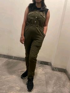 Olive Green Jumpsuit