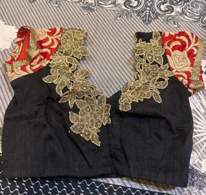 Red black lehenga choli